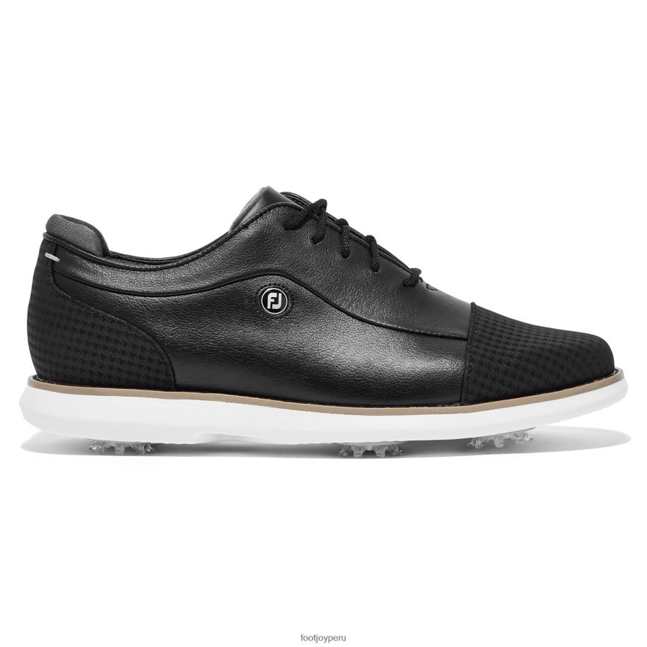 negro Footjoy tradiciones negras - mujeres con punta de escudo 8V0401320