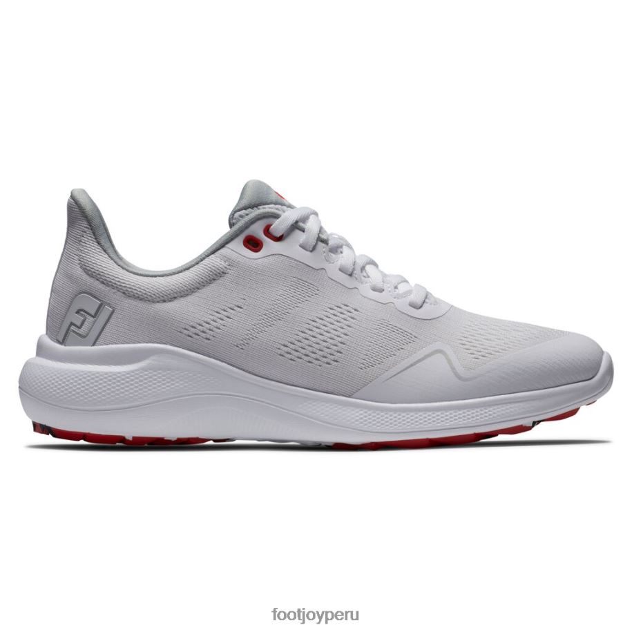 blanco rojo Footjoy zapato canada flex blanco-rojo mujer 8V0402928