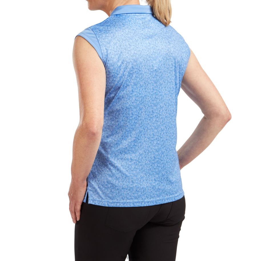 arrendajo azul Footjoy Interlock con estampado de manga japonesa de Blue Jay para mujer 8V0401574