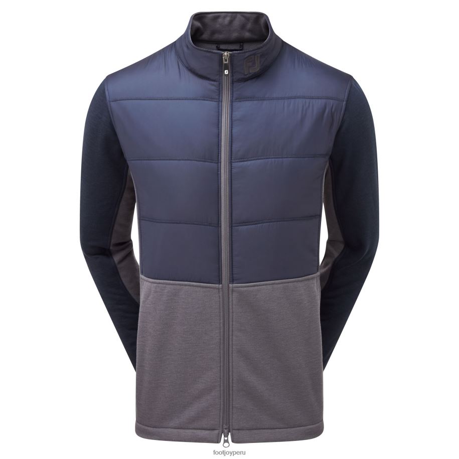 azul marino-carbón Footjoy chaqueta aislante híbrida azul marino-carbón 8V040435