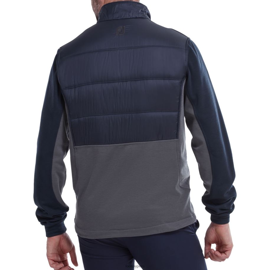 azul marino-carbón Footjoy chaqueta aislante híbrida azul marino-carbón 8V040435