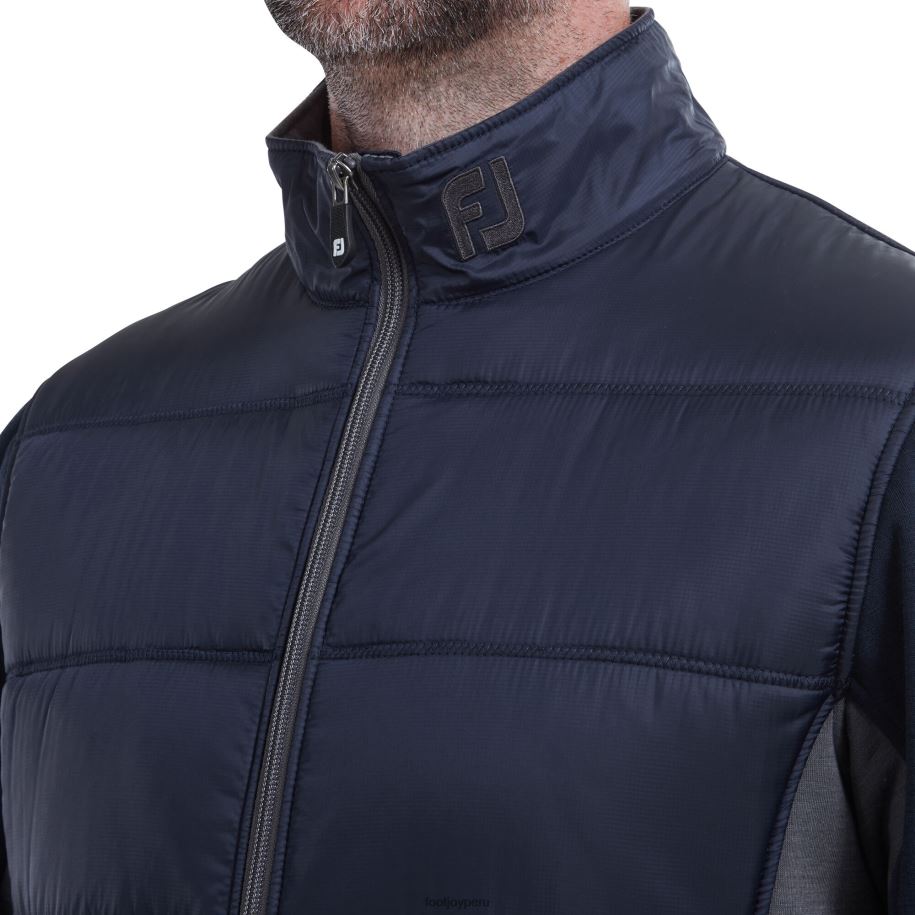 azul marino-carbón Footjoy chaqueta aislante híbrida azul marino-carbón 8V040435