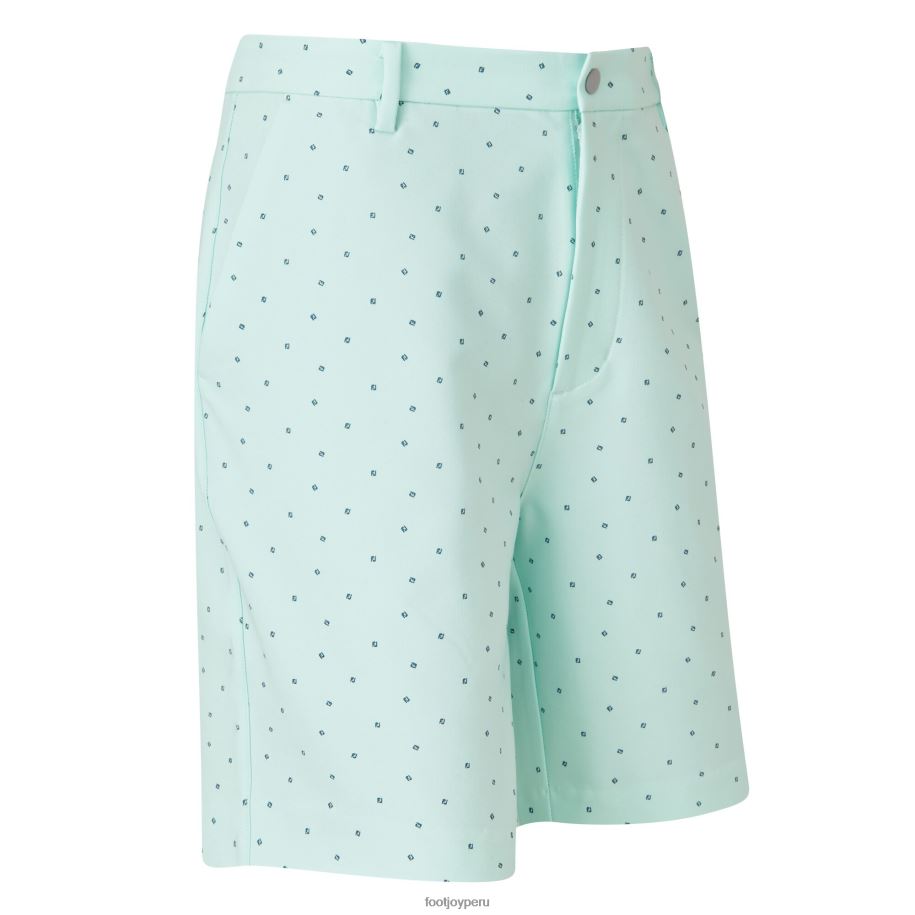 azul menta Footjoy pantalones cortos de corte tapered fj lite azul menta 8V040506