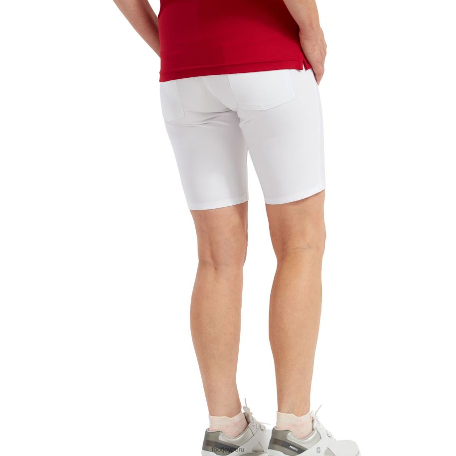 blanco Footjoy golfleisure pantalones cortos elásticos mujer blanco 8V040717
