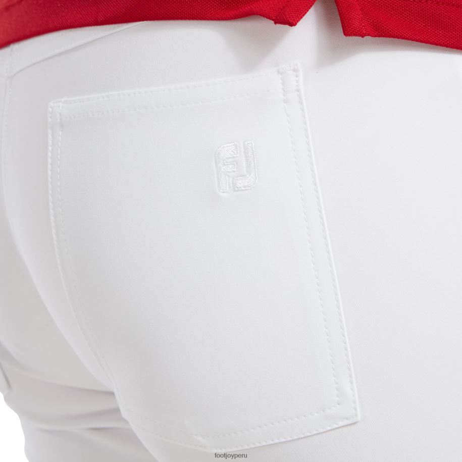 blanco Footjoy golfleisure pantalones cortos elásticos mujer blanco 8V040717