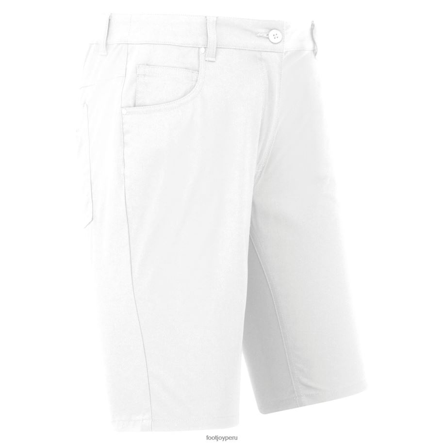 blanco Footjoy pantalones cortos blancos golfleisure elásticos mujer 8V0401542