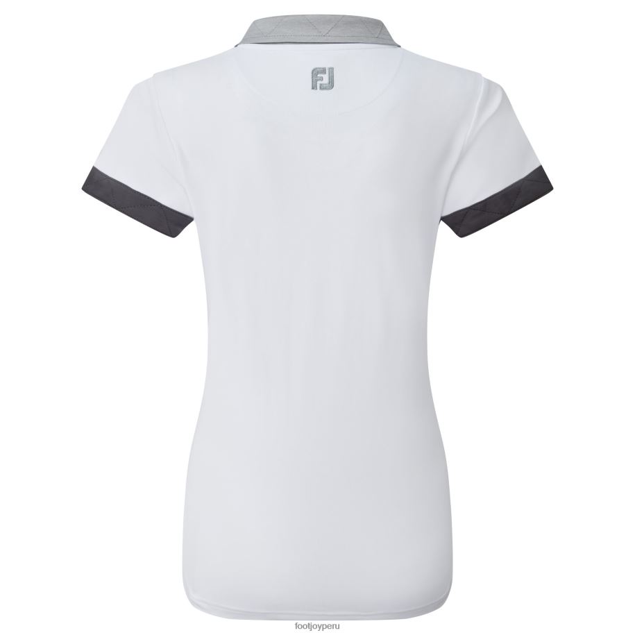 blanco Footjoy piqué bloqueado mujer blanco 8V0401554