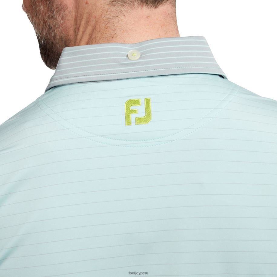 gris azul hielo Footjoy mezcla de rayas finas de Lisle gris azul hielo 8V0401284