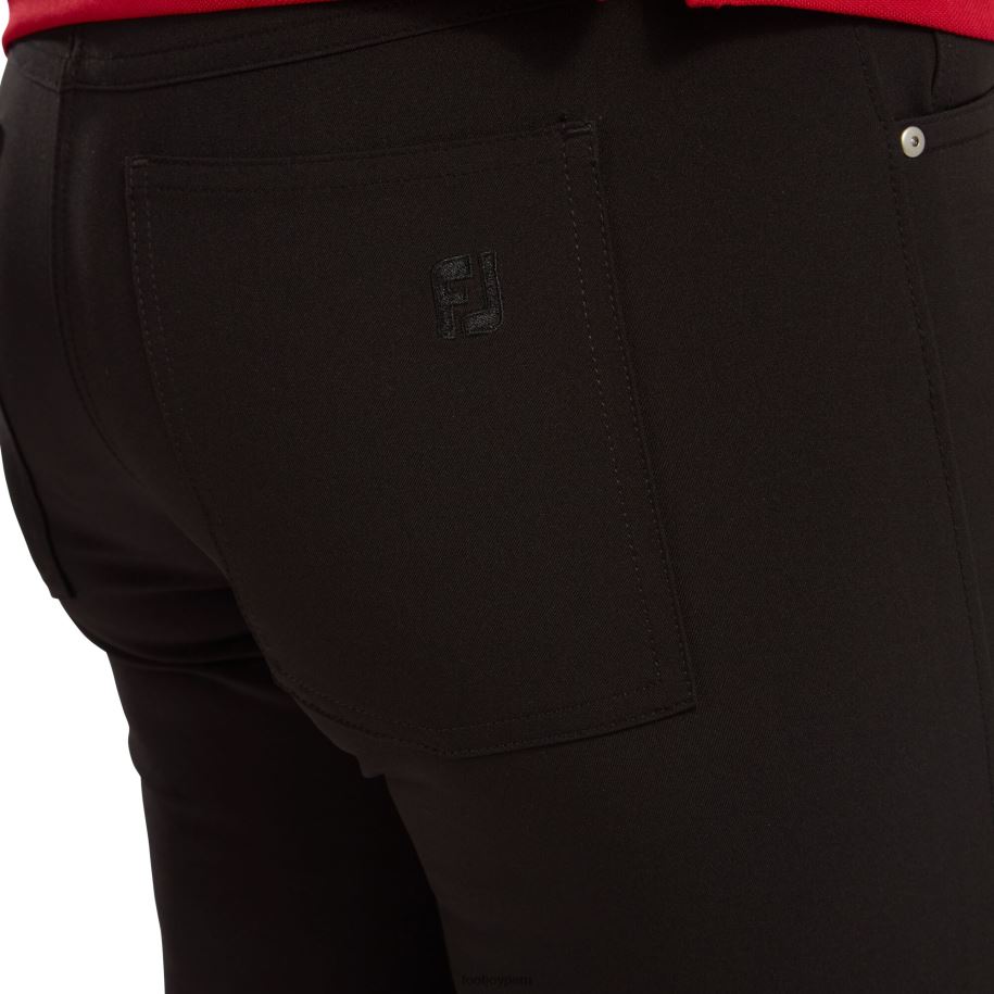 negro Footjoy golfleisure pantalones cortos elásticos mujer negro 8V040718