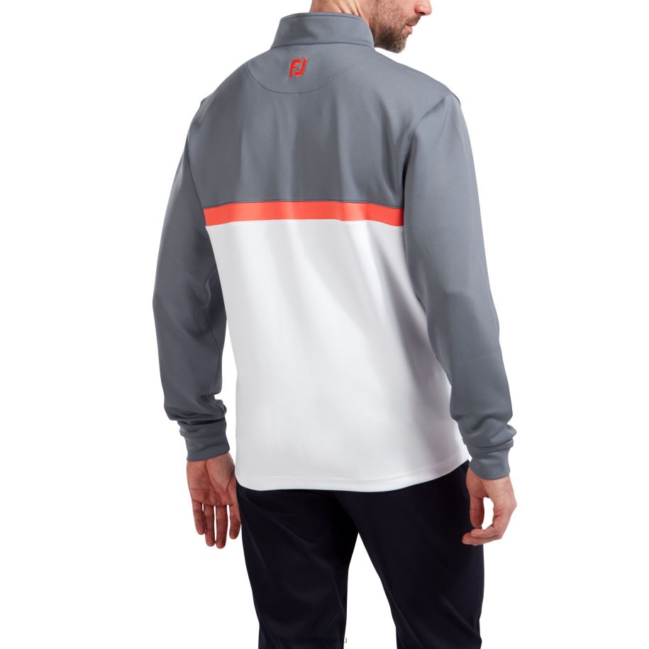 pizarra-blanco-coral Footjoy Jersey chill-out color block blanco pizarra-coral 8V040508