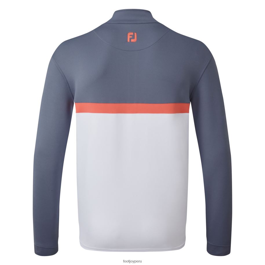pizarra-blanco-coral Footjoy Jersey chill-out color block blanco pizarra-coral 8V040508